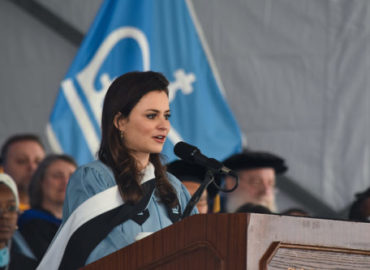 Olympic Silver Medalist and SMCF Advisor, Sasha Cohen Gives Columbia University 2018 Commencement Speech